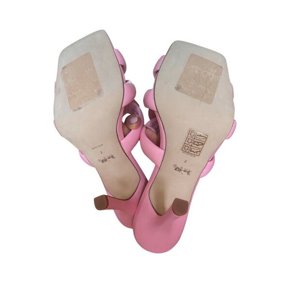 Coach Kellie soft pink Barbie dress sandals heels 7 - Picture 9 of 13